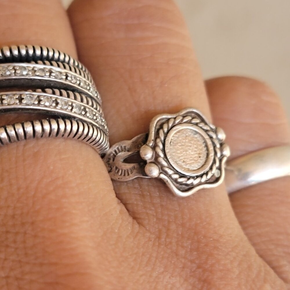 Vintage Solid 925 Sterling Silver Native American… - image 3